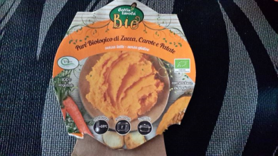 Purè  biologico di zucca carote e patate