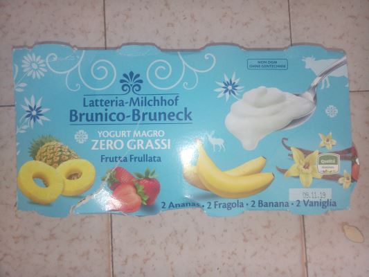 Yogurt Zero grassi - frutta frullata