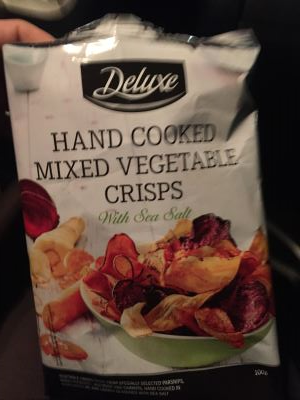 Hand cooked mixed vegetable crisps