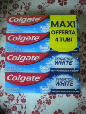 Dentifricio Sensation white confezione MAXI