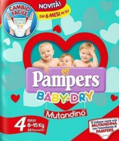 Pampers baby dry mutandino