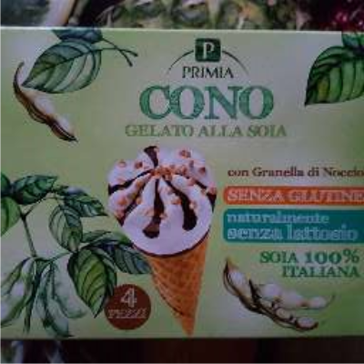 Coni gelato  alla soia Primia