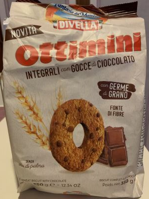 Ottimini integrali con gocce di cioccolato