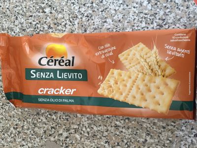 Céréal senza lievito cracker