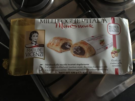 Mini snak millefoglie al cacao