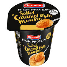Salted caramel style mousse