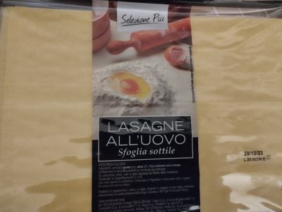 Lasagne all' uovo 