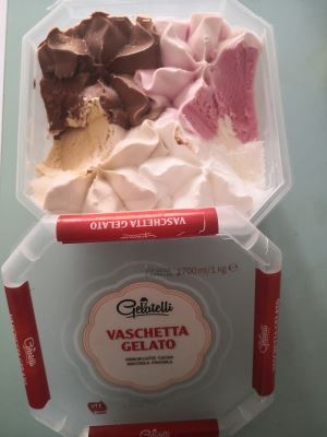 VASCHETTA GELATO 4 gusti