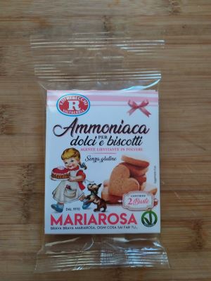 Ammoniaca per dolci e biscotti