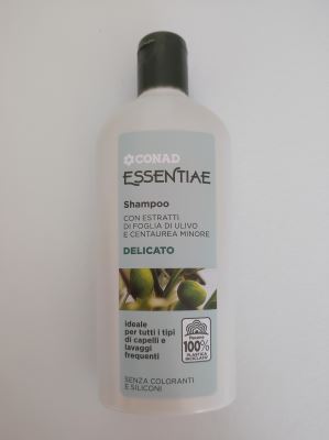 Shampoo delicato con estratto di foglia di ulivo e centaurea minore 