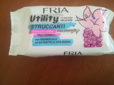 Fria utility  salviette struccanti occhio viso labbra 