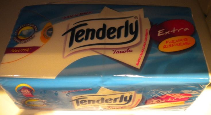 Tenderly tavola tovaglioli bianchi extra