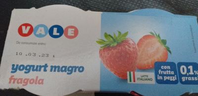 Yogurt magro alla fragola