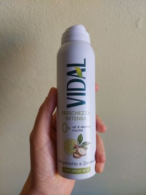 Deodorante Freschezza Intensa al Bergamotto e Zenzero