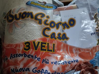 Buongiorno casa 2 rotoli di asciugoni