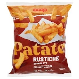Patate rustiche surgelate