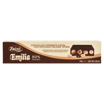 Stecca cioccolato fondente e nocciole
