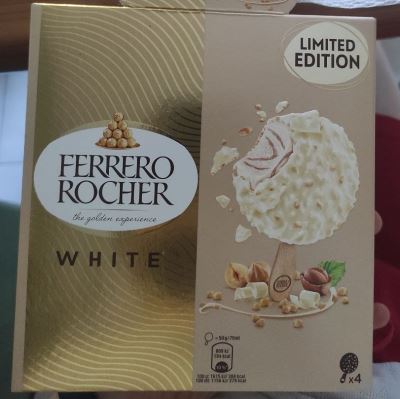 Gelato Ferrero Rocher White