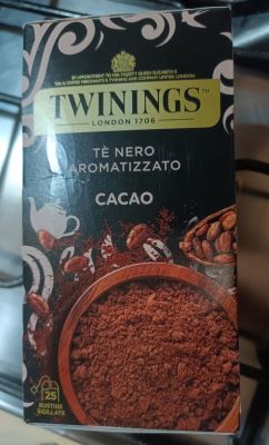 Tè nero aromatizzato al cacao 