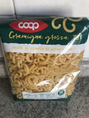 Pasta di semola - gramigna grossa - 