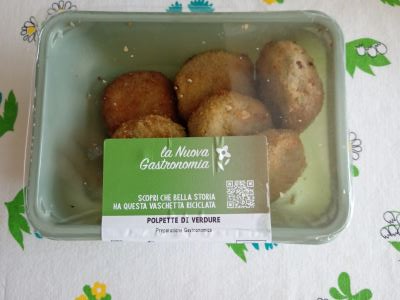 Polpette veg con verdure 