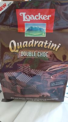 Quadratini Loacker double choc