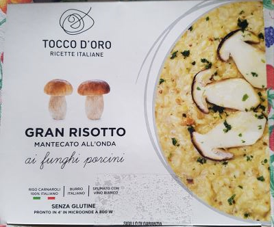 Gran Risotto ai funghi porcini Tocco d'Oro