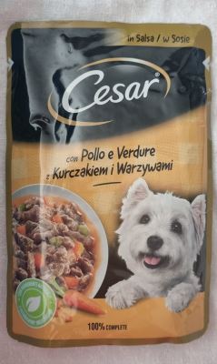 Cesar con pollo e verdure