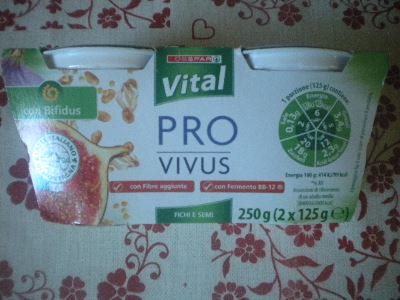 Yogurt con fichi e semi Vital