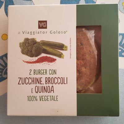 Burger con zucchine, broccoli e quinoa 
