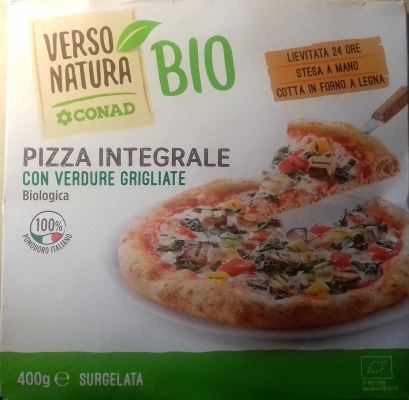 Pizza integrale con verdure grigliate - Verso Natura Bio Conad