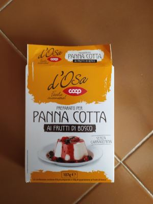 Preparato per Panna cotta ai Frutti di Bosco