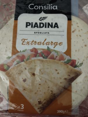 Piadina extra large sfogliata