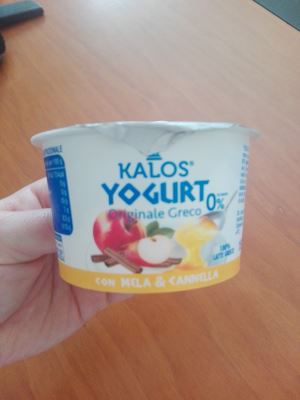 kalos yogurt mela e cannella