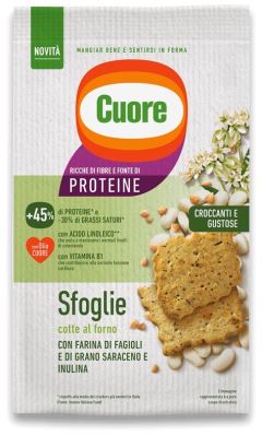 Sfoglie cotte al forno con farina di fagioli