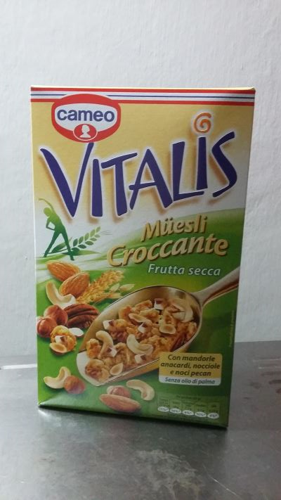 Müesli Vitalis frutta secca