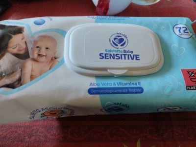 Salviette baby Aloe vera e Vit.E
