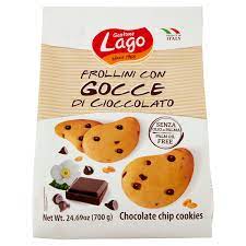 Frollini con gocce di cioccolato