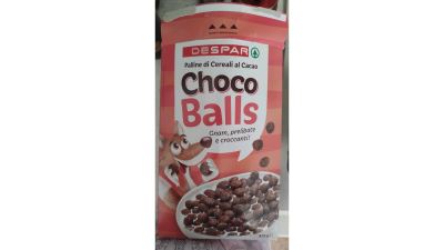 Palline di cereali al cacao