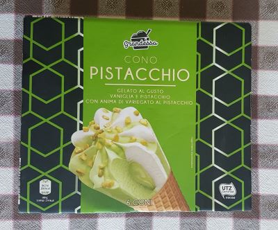 Coni gelato al pistacchio 