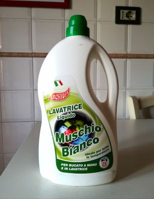 Muschio bianco lavatrice liquido 