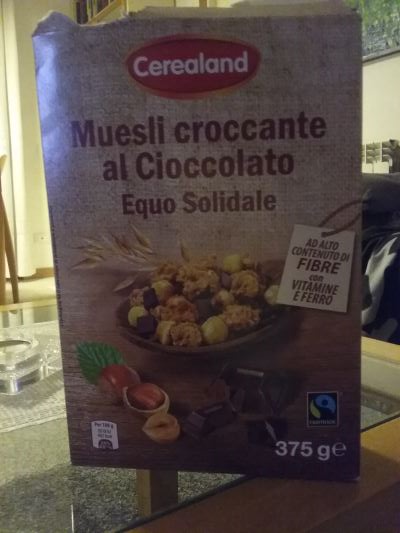 Muesli croccante al cioccolato Equo solidale