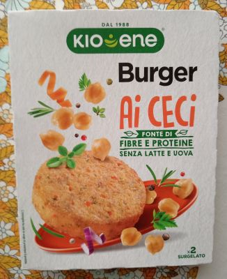 Burger di ceci e verdure surgelati 