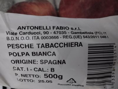 Pesche Tabacchiera