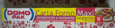 Carta forno Domo Pak