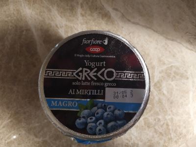 Yogurt Greco ai mirtilli - Magro