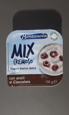 Mix cremoso yogurt bianco dolce
