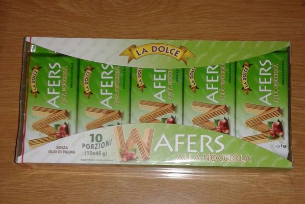 Wafers alla Nocciola 
