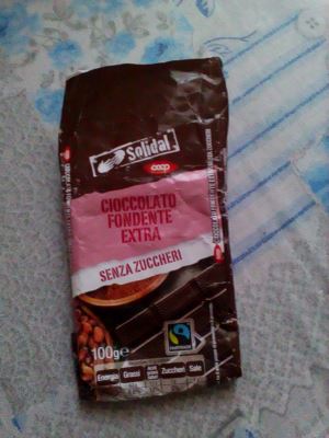 Cioccolato Fondente Extra senza zuccheri