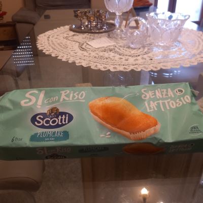 Si! con riso  plumcake senza lattosio 